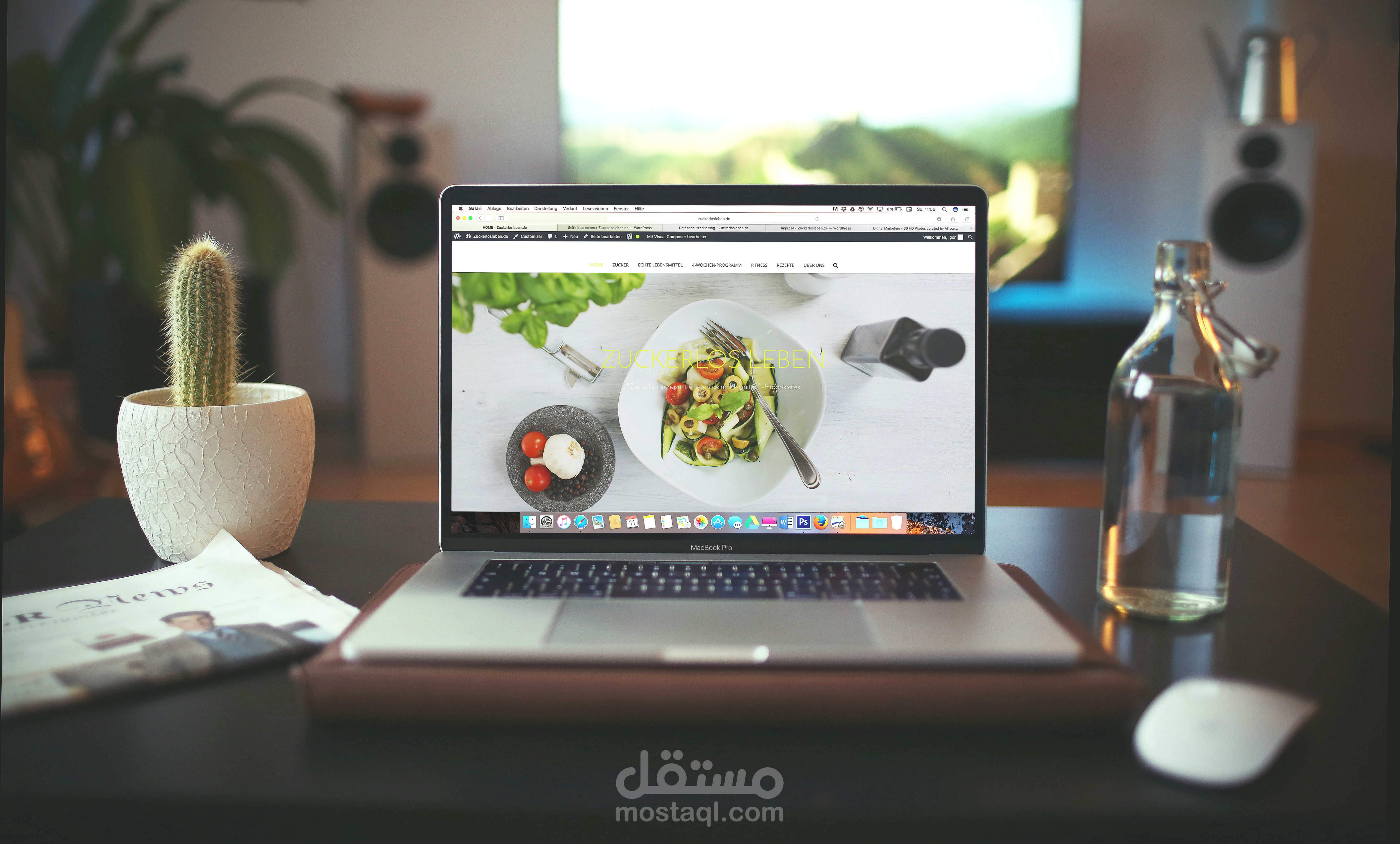 تصميم صفحة شخصية portfolio احترافية و ديناميكية متجاوبة