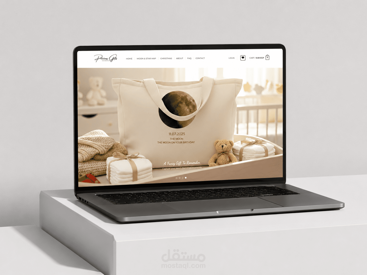 تصميم وتطوير متجر Precious Gifts