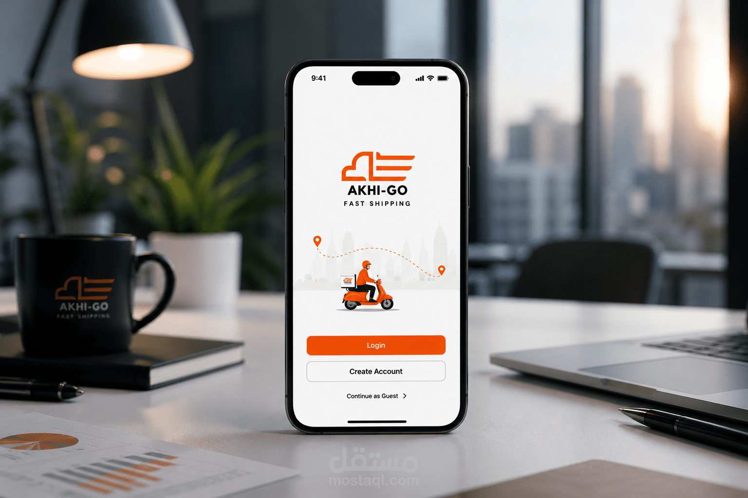 AkhiGo – تطبيق توصيل طرود تشاركي