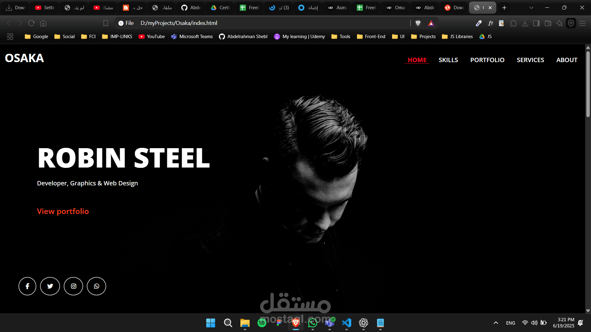 Osaka Portfolio Page