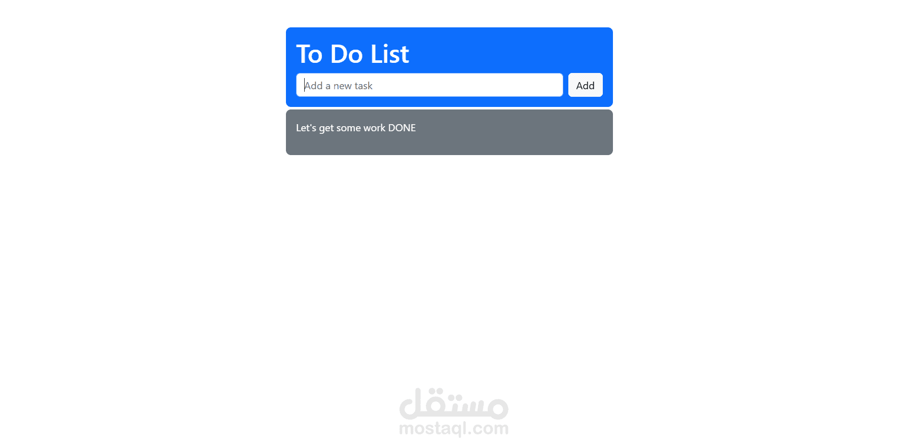 تطوير تطبيق To-Do List تفاعلي باستخدام React