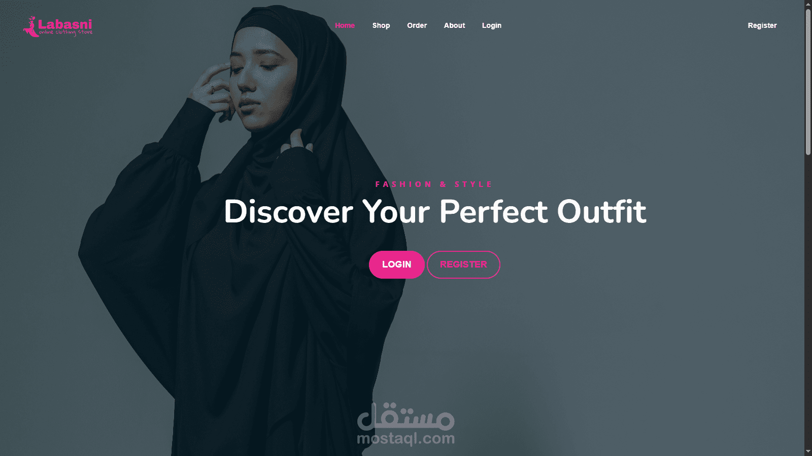 برمجة وتطوير web احترافي باستخدام Laravel ل Ecommerce