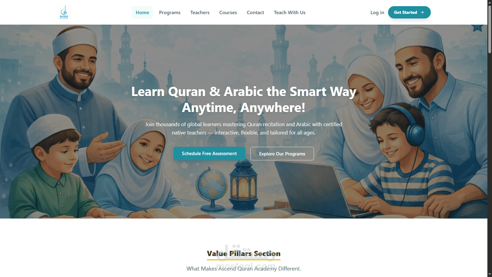 Ascend Quran – Education Management System