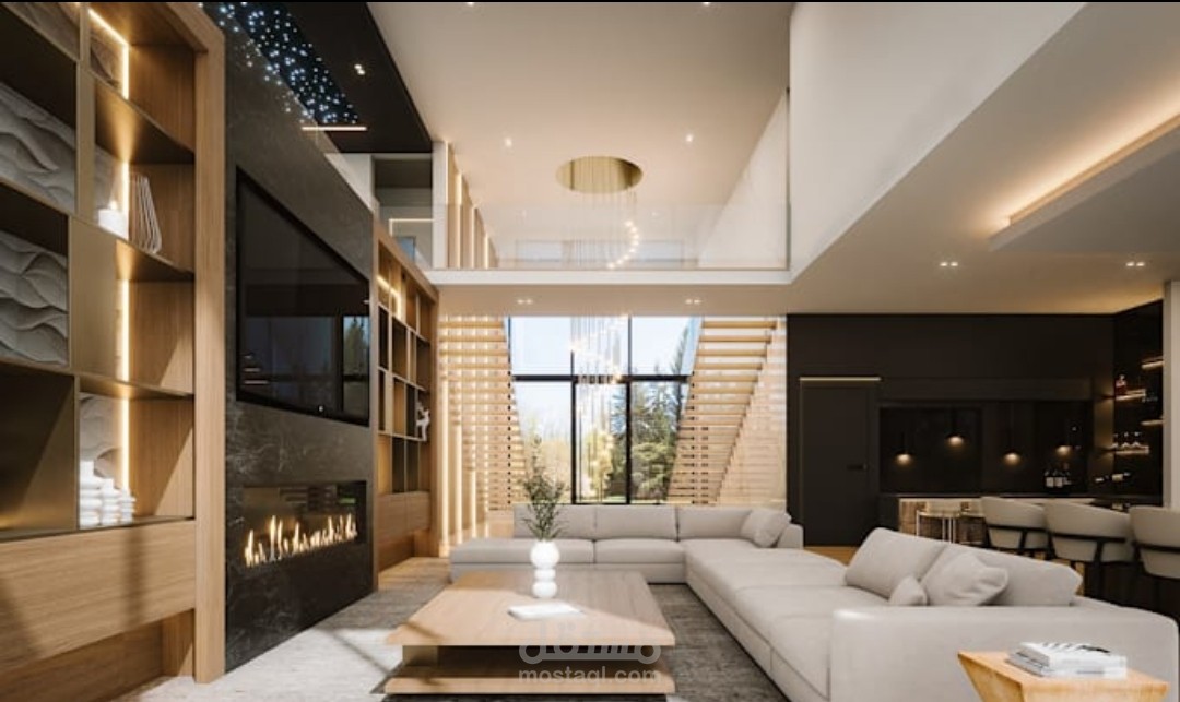 تصميم شقة مودرن