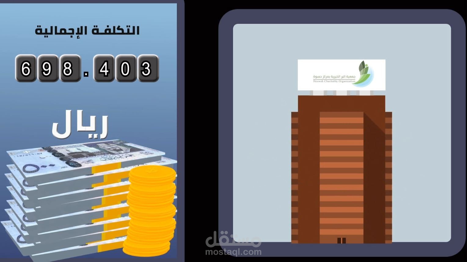 موشن جرافيك جمعية حسوة الخيرية