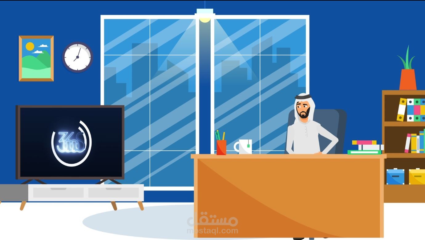 اعلان موشن جرافيك لشركة موارد بشرية