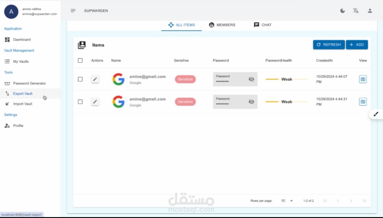 Password manager tool