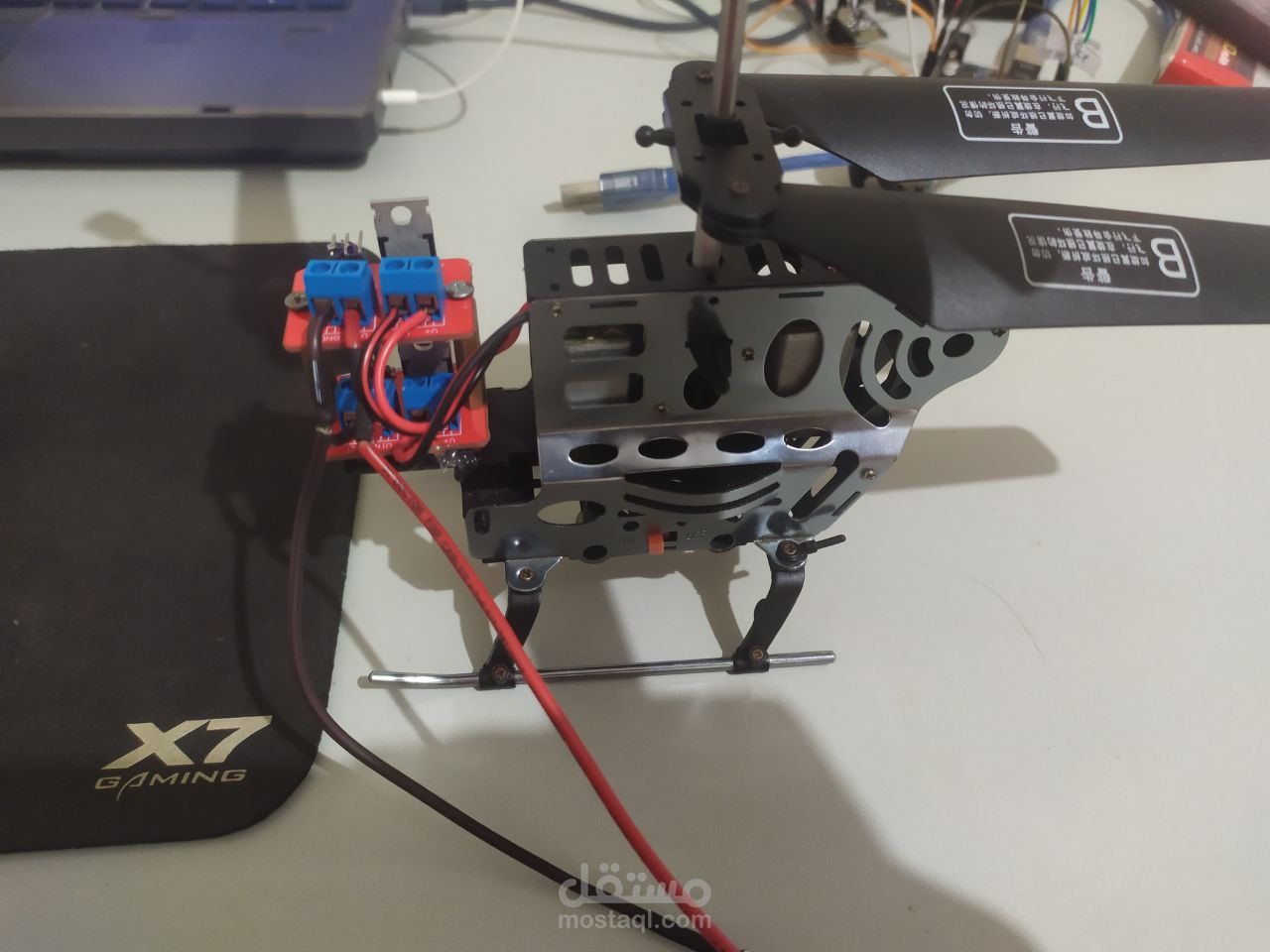 RC Helicopter upgrade with arduino (100m range)