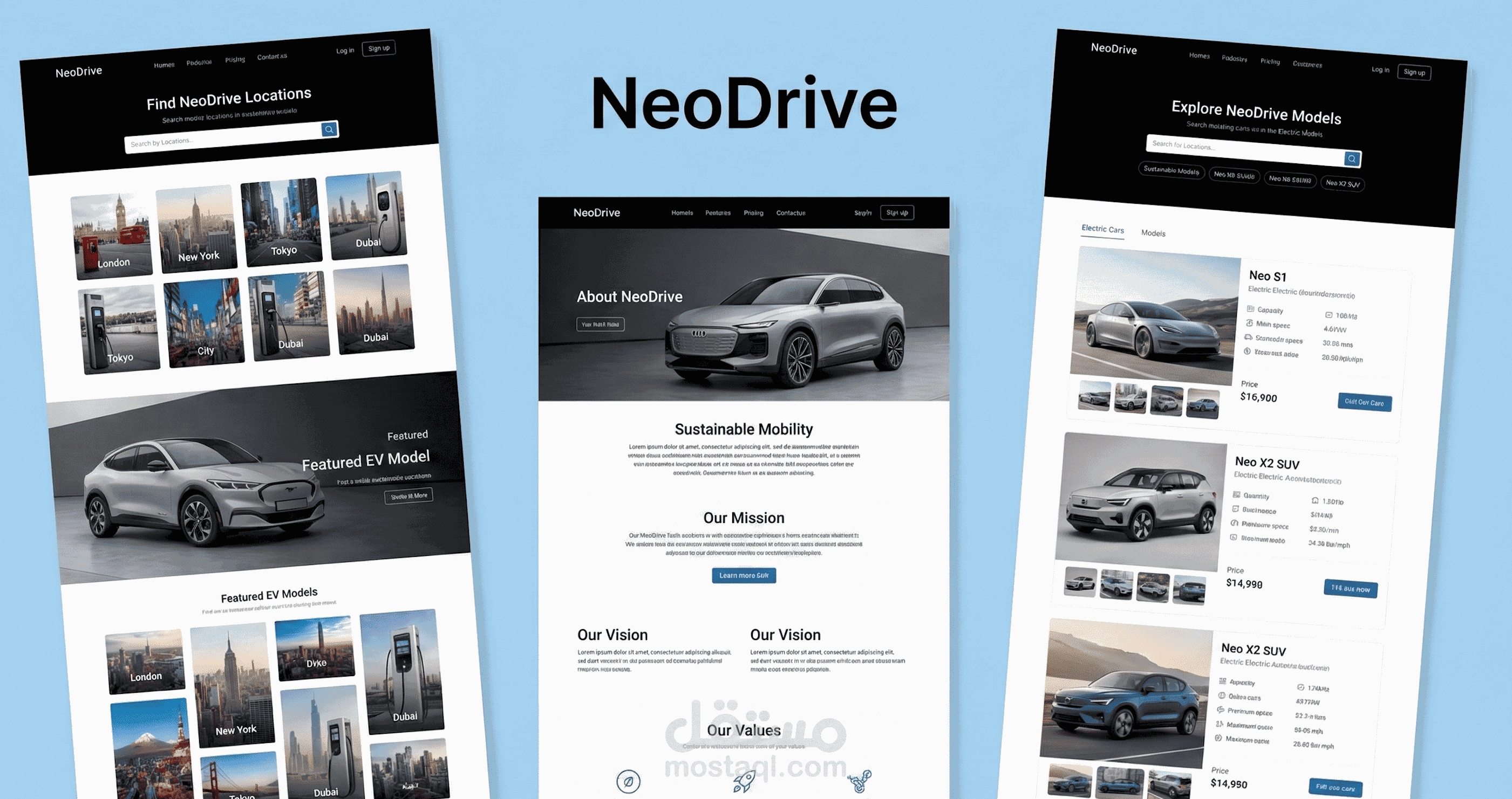 NeoDrive نظام تفاعلي لتخصيص السيارات