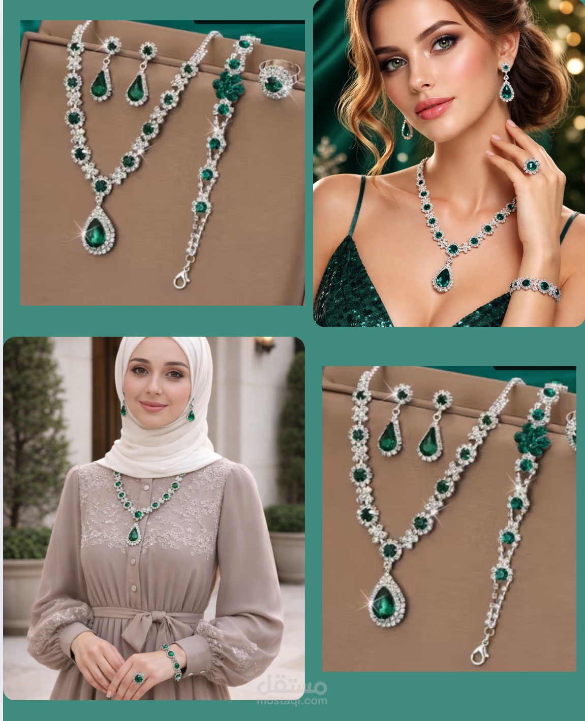 تحويل الملابس والمجوهرات  من صورة عادية لصورة يرتديها موديل باستخدام AI