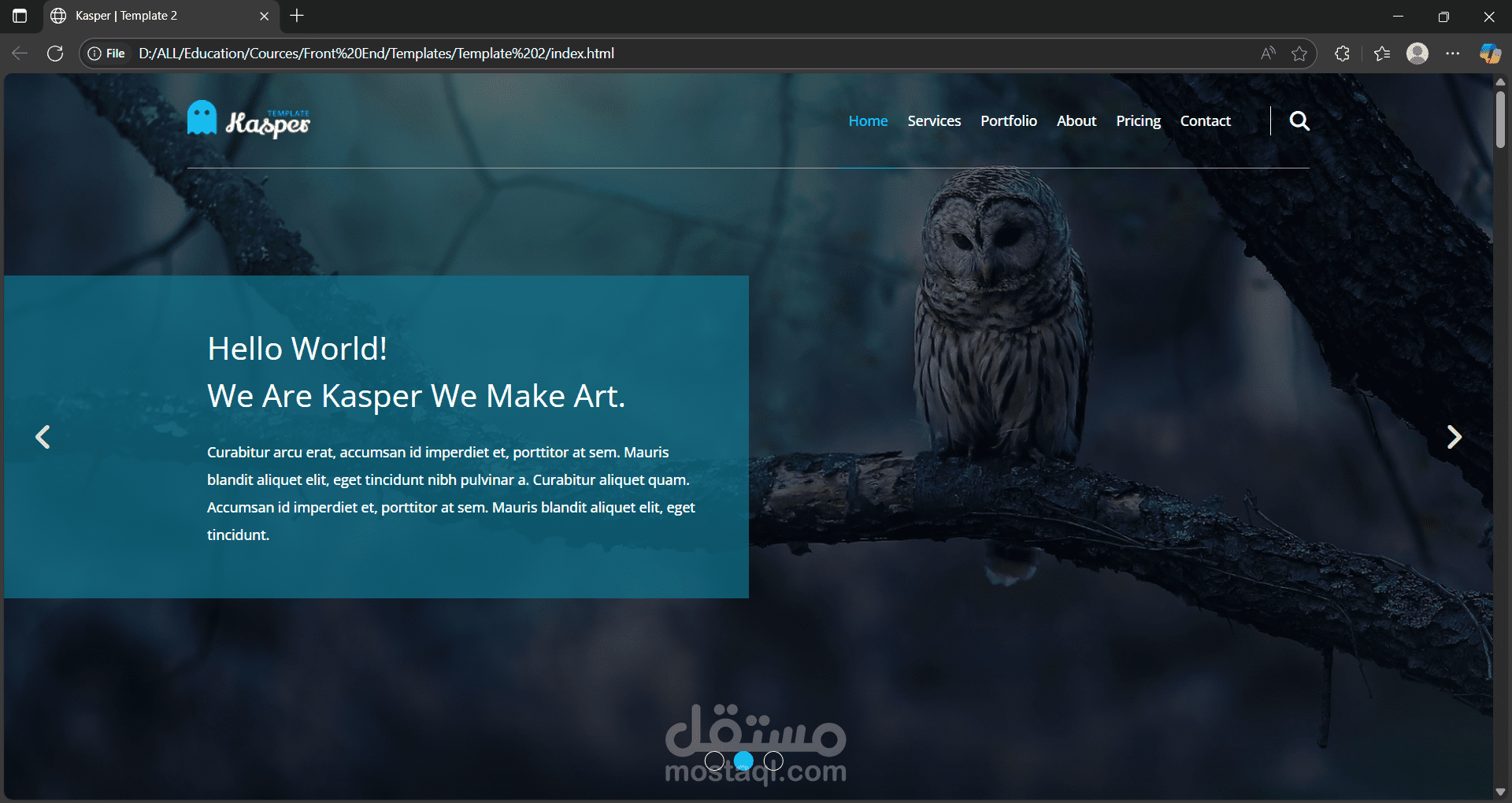 Kaspar | Template