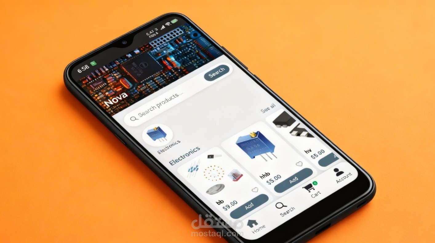 تطبيق إدارة متجر بنسختين: Flutter للمالك وواجهة HTML للزبائن