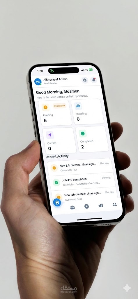 technician management and tracking