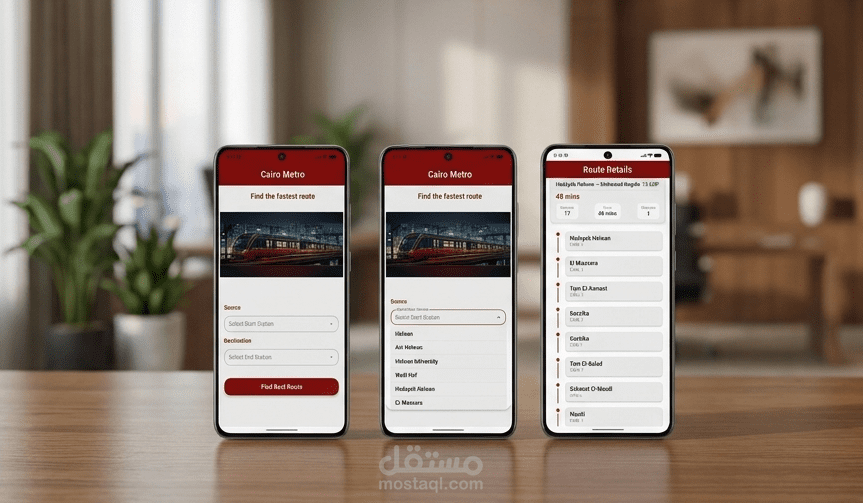 تطبيق مترو القاهرة