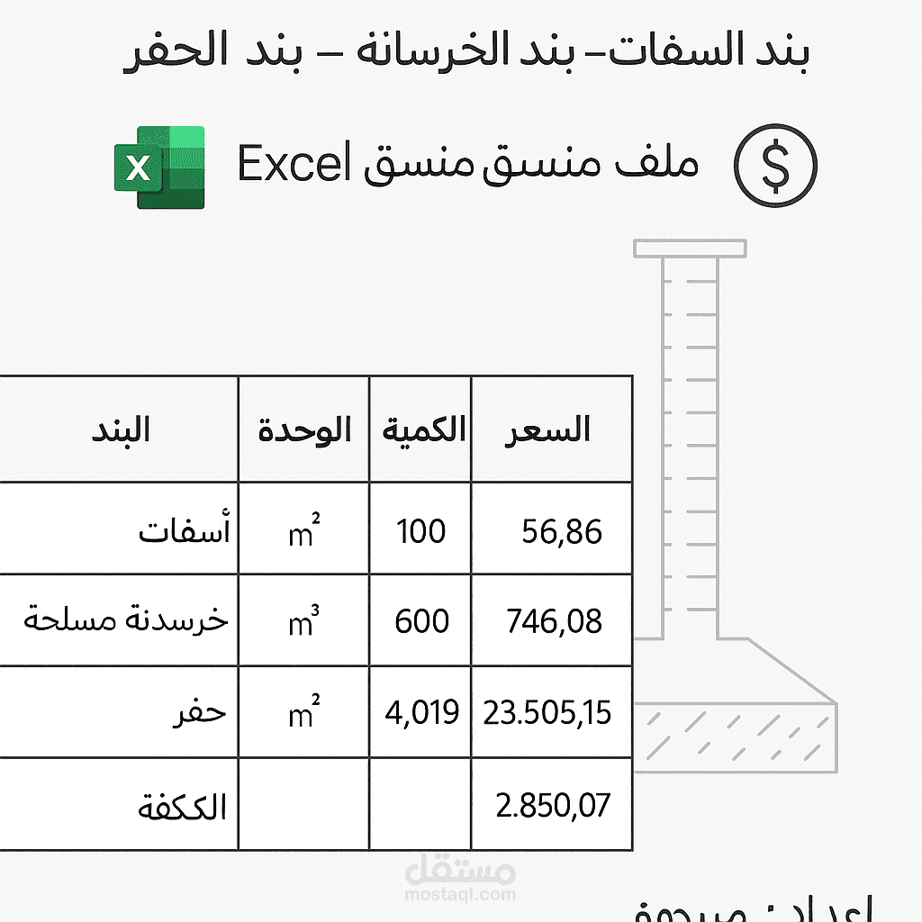 تحليل أسعار لبنود مشروع