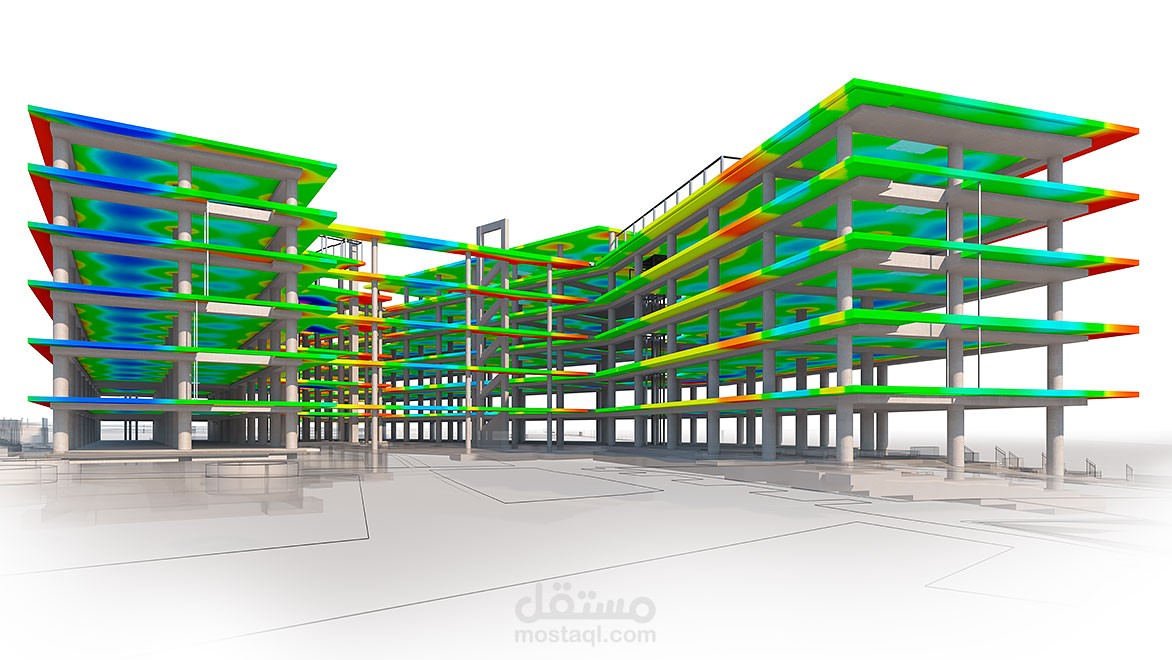 نمذجة انشائية باستخدام برنامج Revit