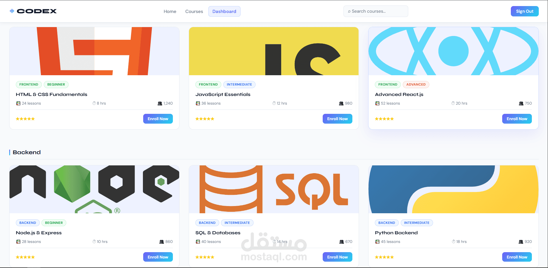 منصة تعليمية تفاعلية لتعلم البرمجة باستخدام JavaScript