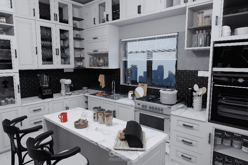 تصميم مطبخ عصري أنيق