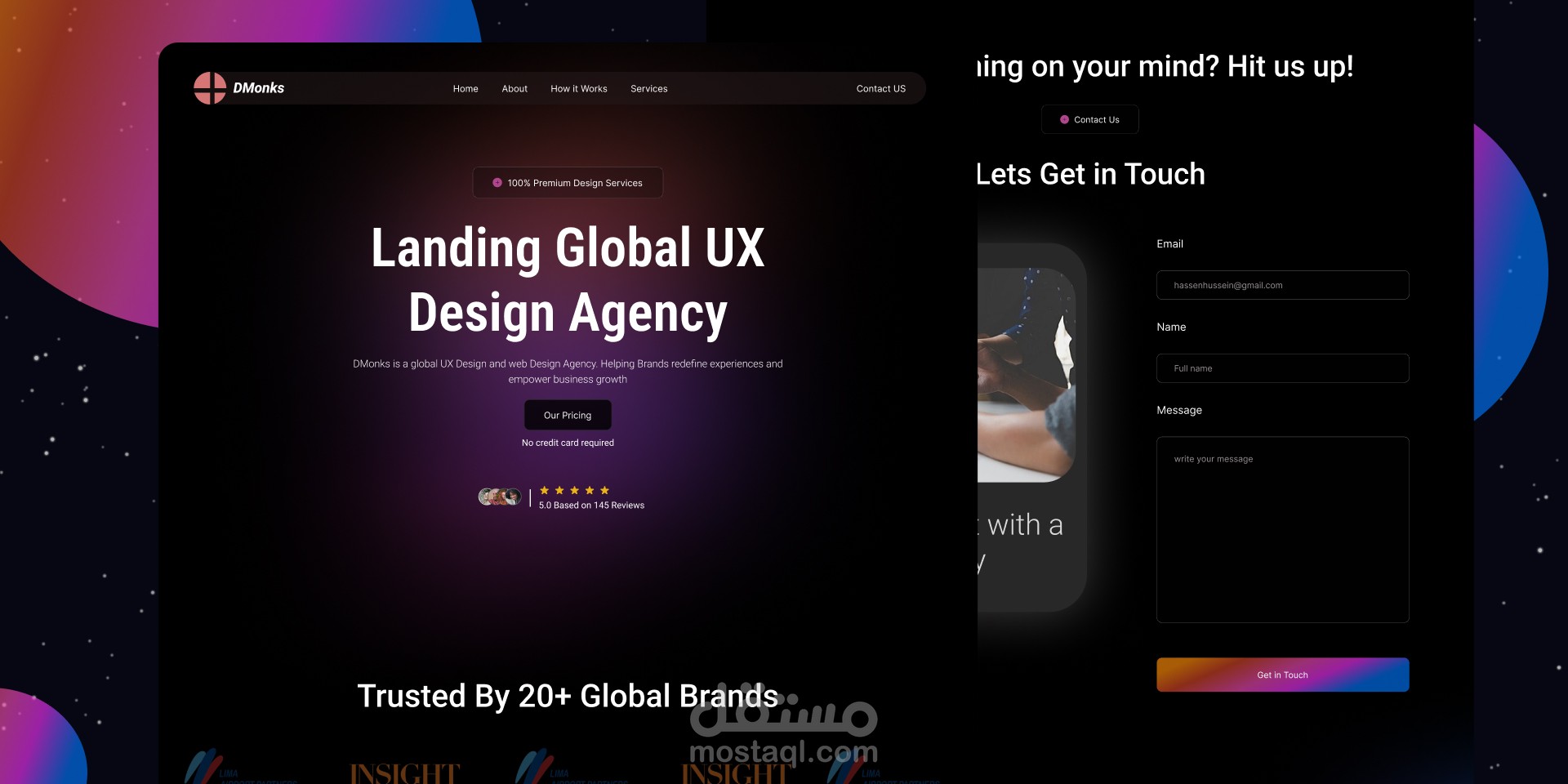 Landing Page احترافية تزيد من معدل تحويل زوارك