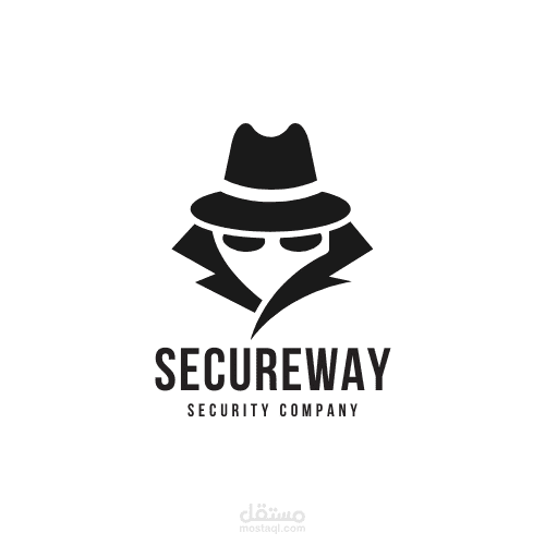 Logo Design + Business Card Mockup | SecureWay (Security Company)