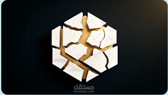 انترو لوغو فاخر بخامة الرخام — Marble Elegant Logo Reveal (AI Motion)