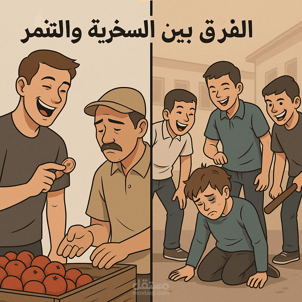 السخرية والتنمر