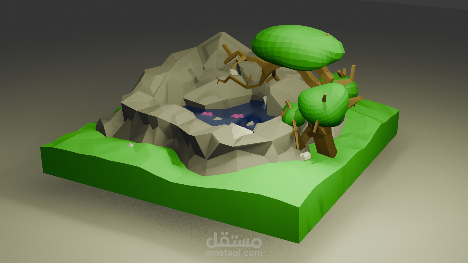 low poly env