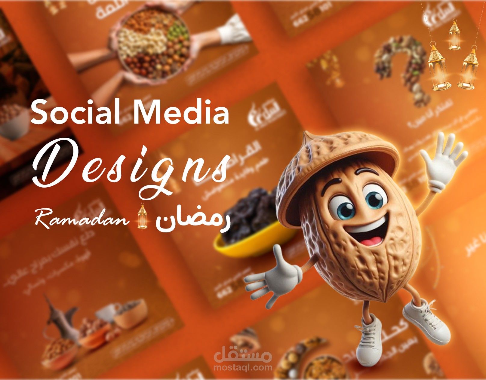 Social Media Designs Nuts