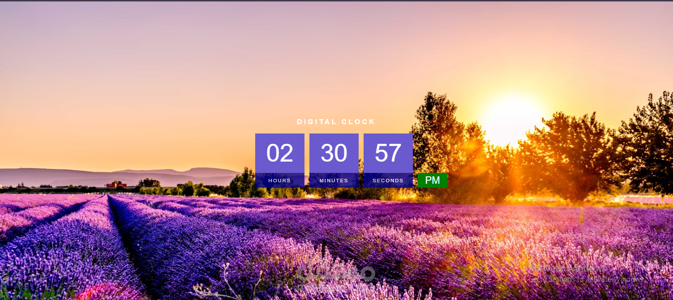 Digital clock