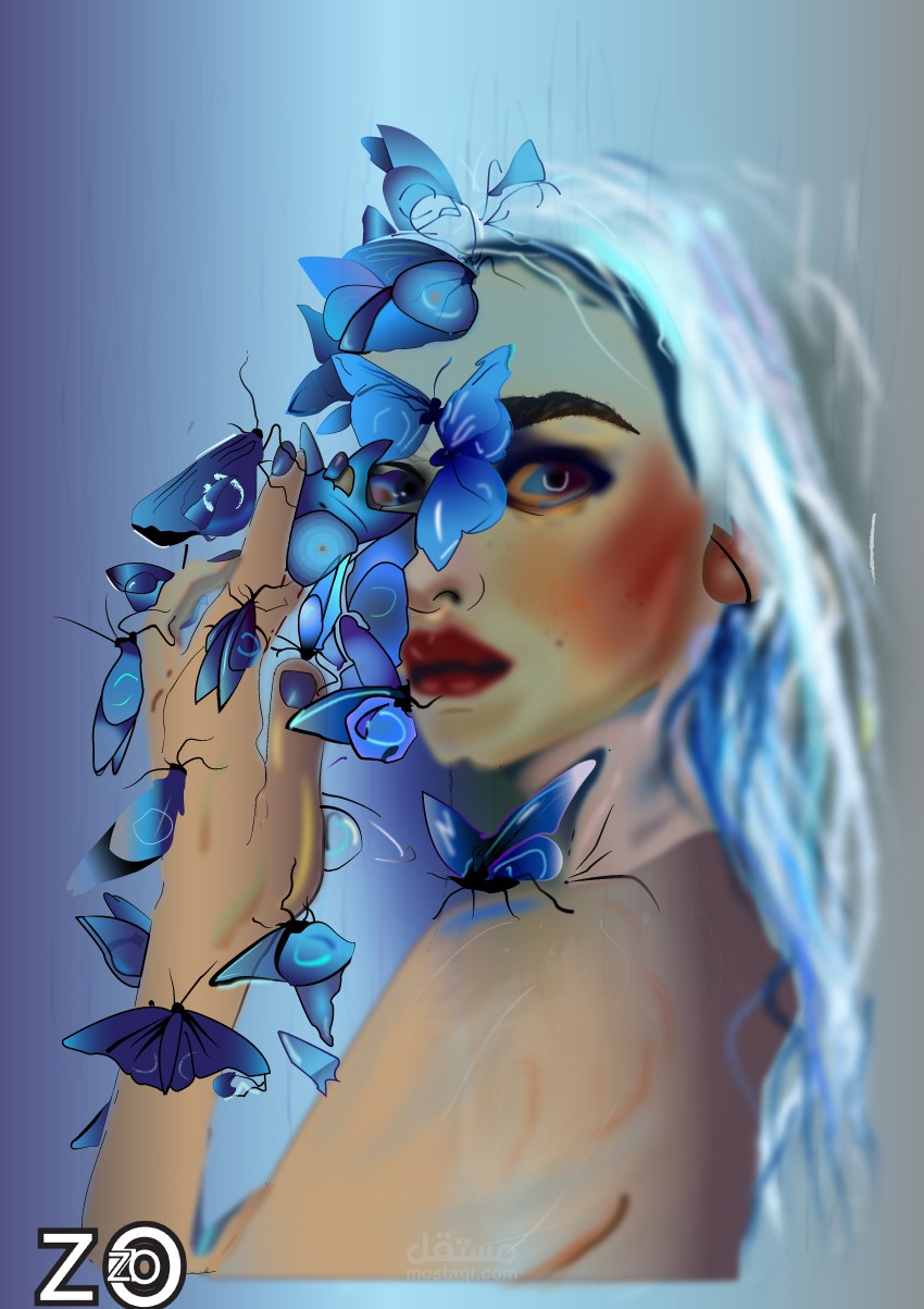 Blue butterfly