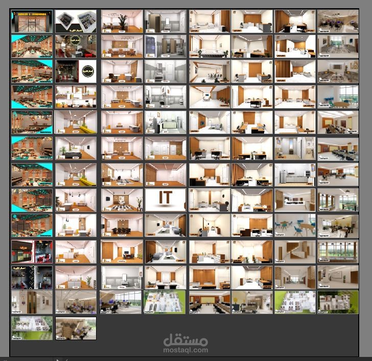 Template for 3d post products