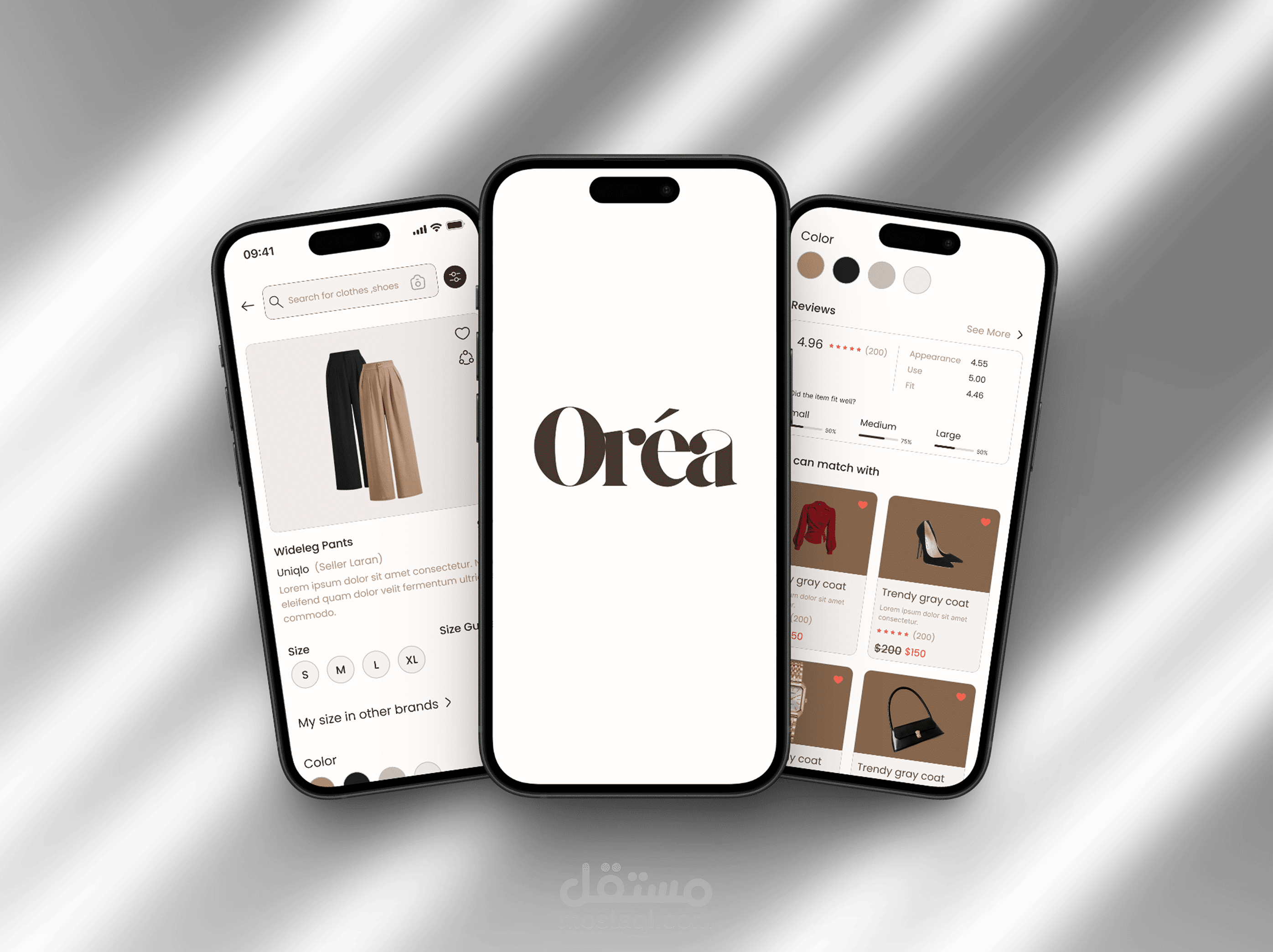 تطبيق بيع ملابس واكسسوارات-Fashion Mobile Application