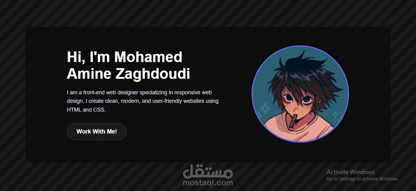 Mohamed Amine Zaghdoudi – Crafting Clean & Modern Web Experiences