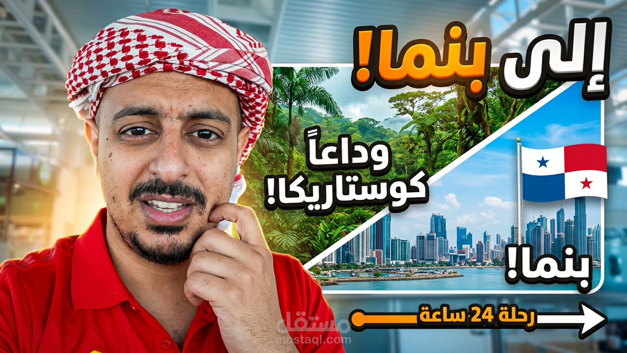 مونتاجي لفلوق وداعاً كوستاريكا! رحلة الـ 24 ساعة إلى بنما