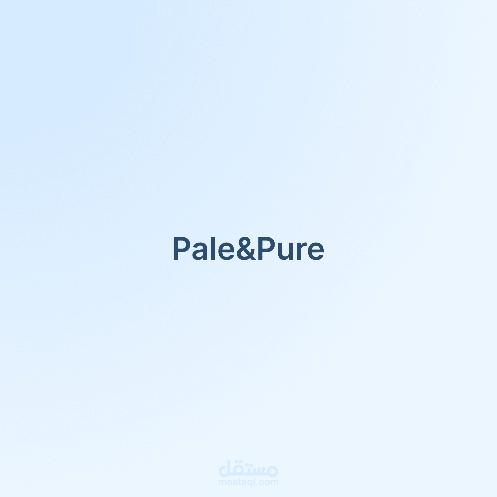 Pale&Pure - An ecommerce website