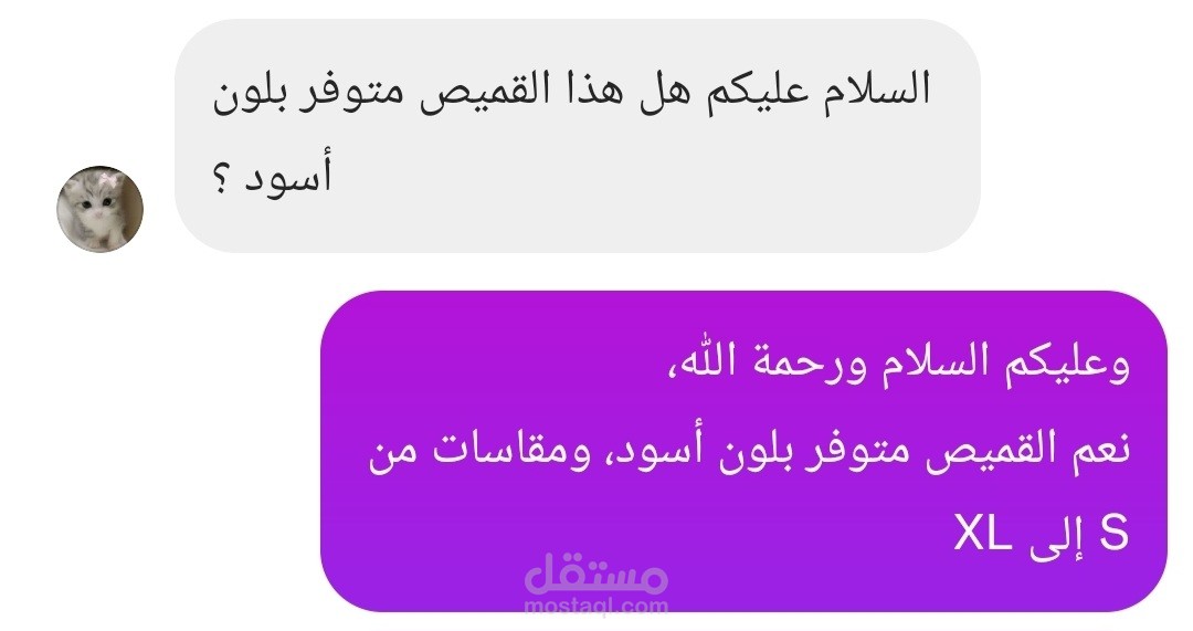 الرد على رسائل  العملاء بأسلوب محترم وسريع