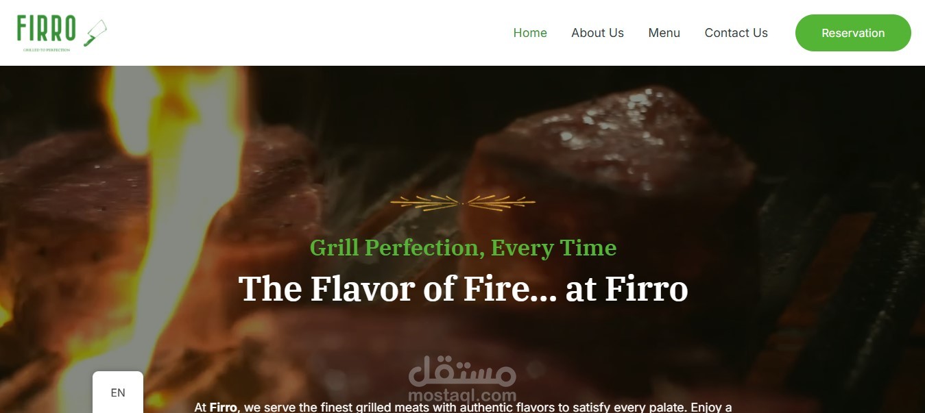 إنشاء موقع مطعم احترافي متعدد الصفحات بلغتين باستخدام WordPress