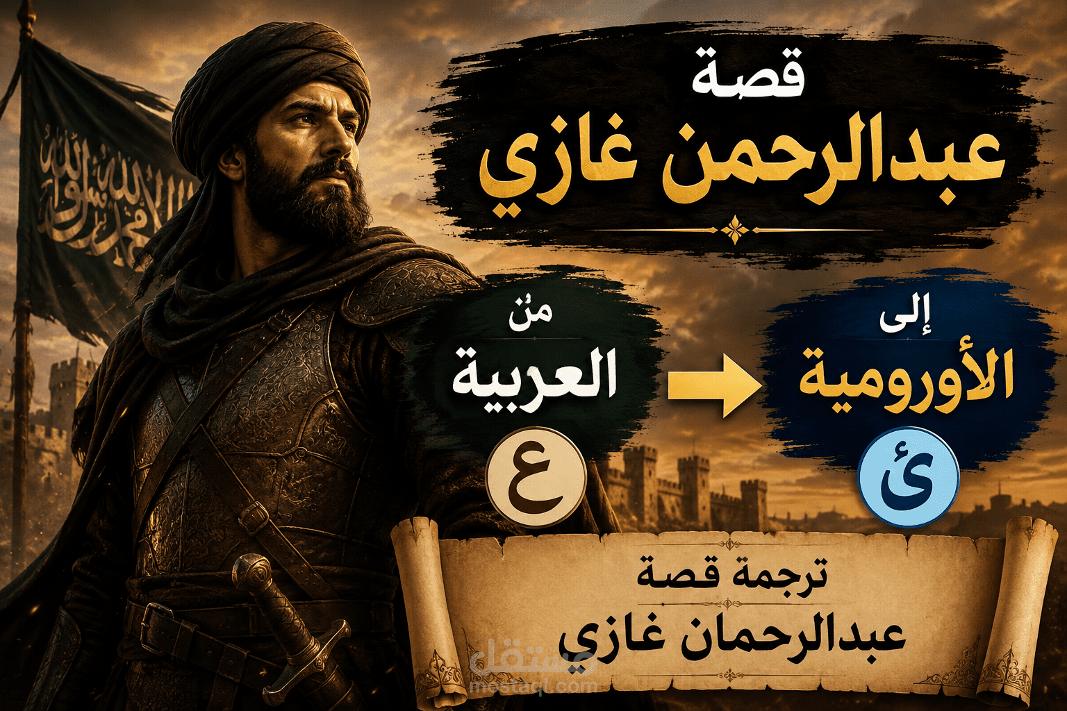 ترجمة قصة عبد الرحمن غازي من العربية إلى الأورومية.