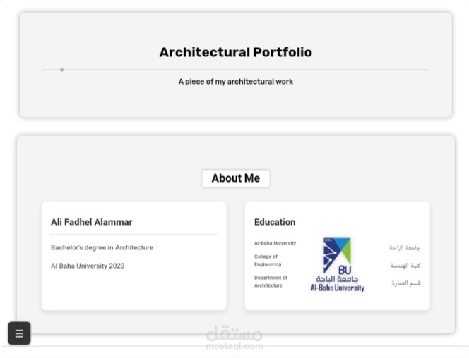 Architectural Portfolio