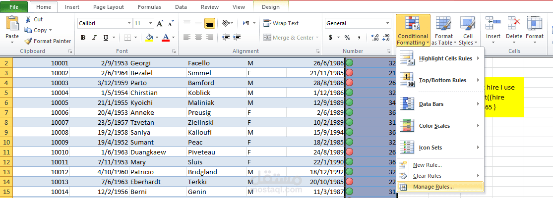 Excel _ Task | مستقل