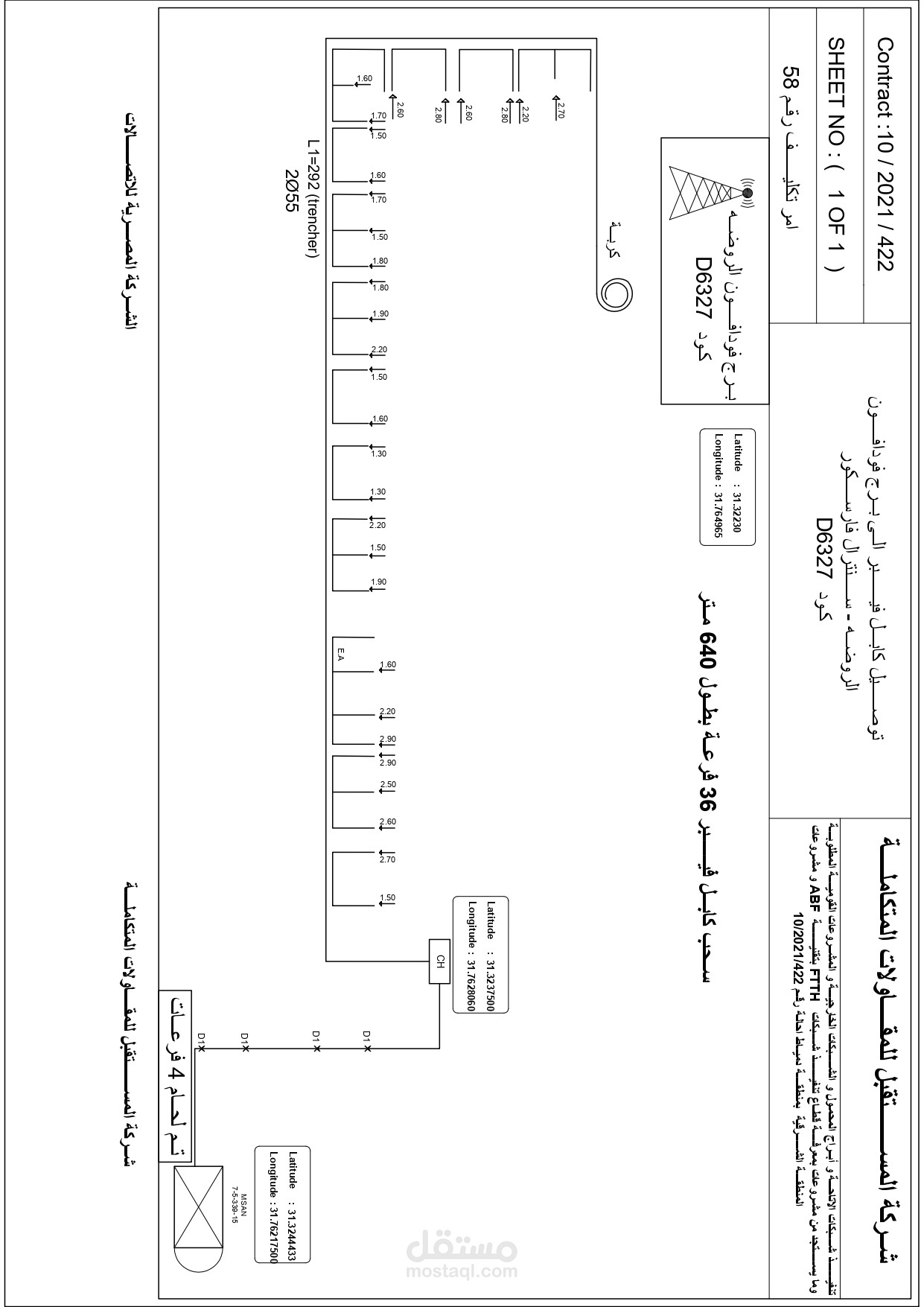 برج محمول فدفون
