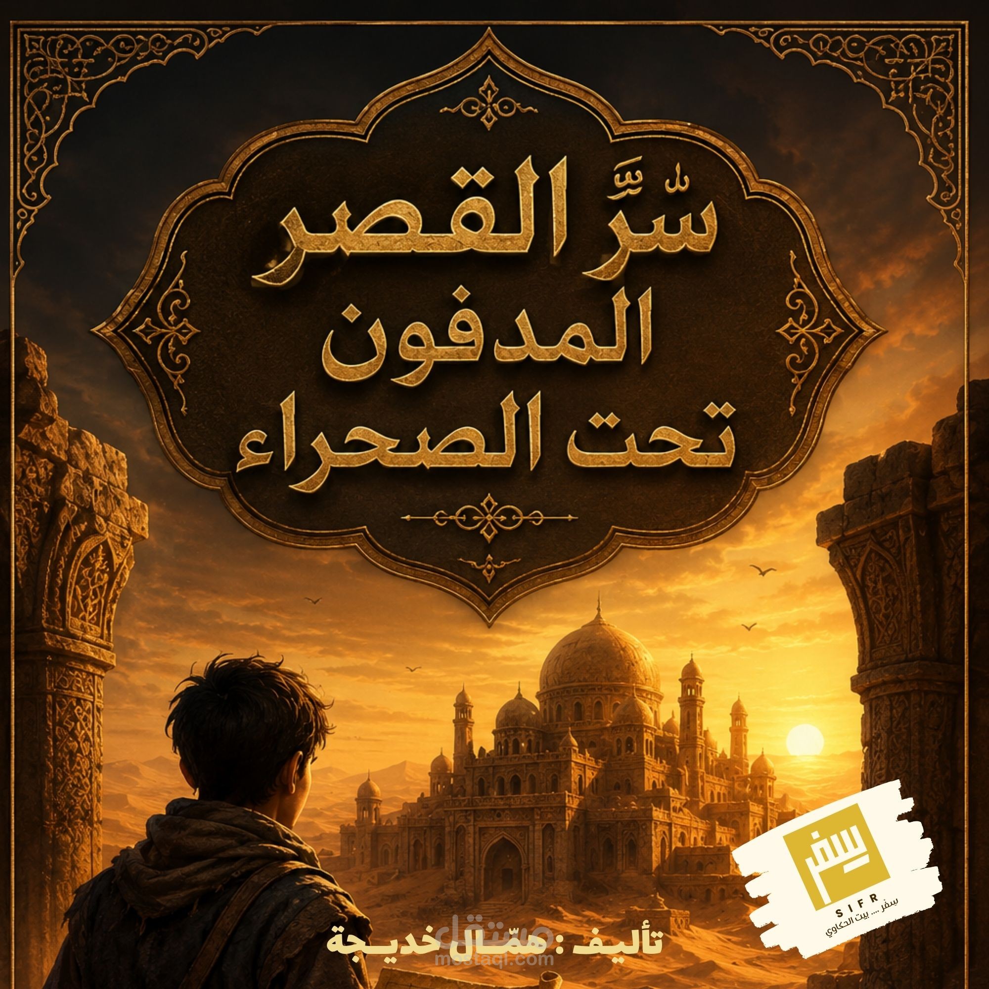 قصة عربية خيالية " القصر المدفون تحت الصحراء "