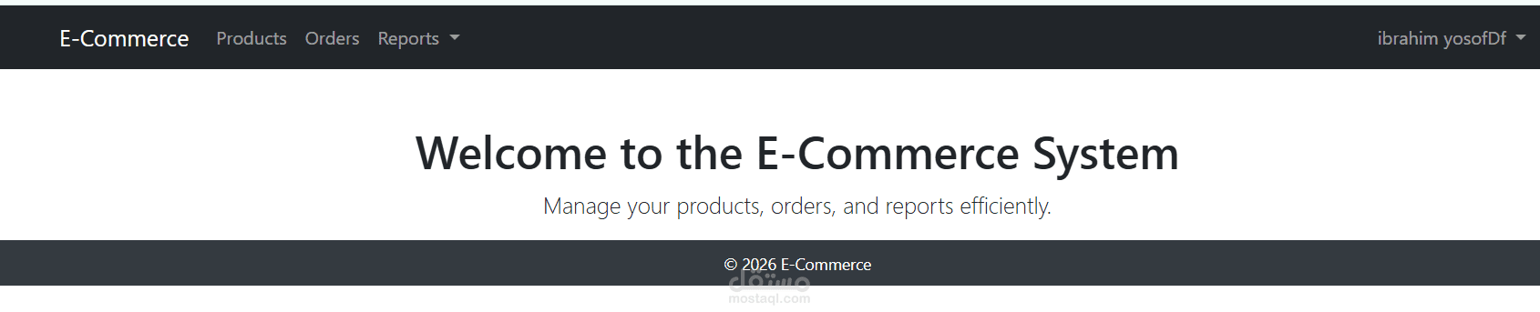 E-Commerce Web Application