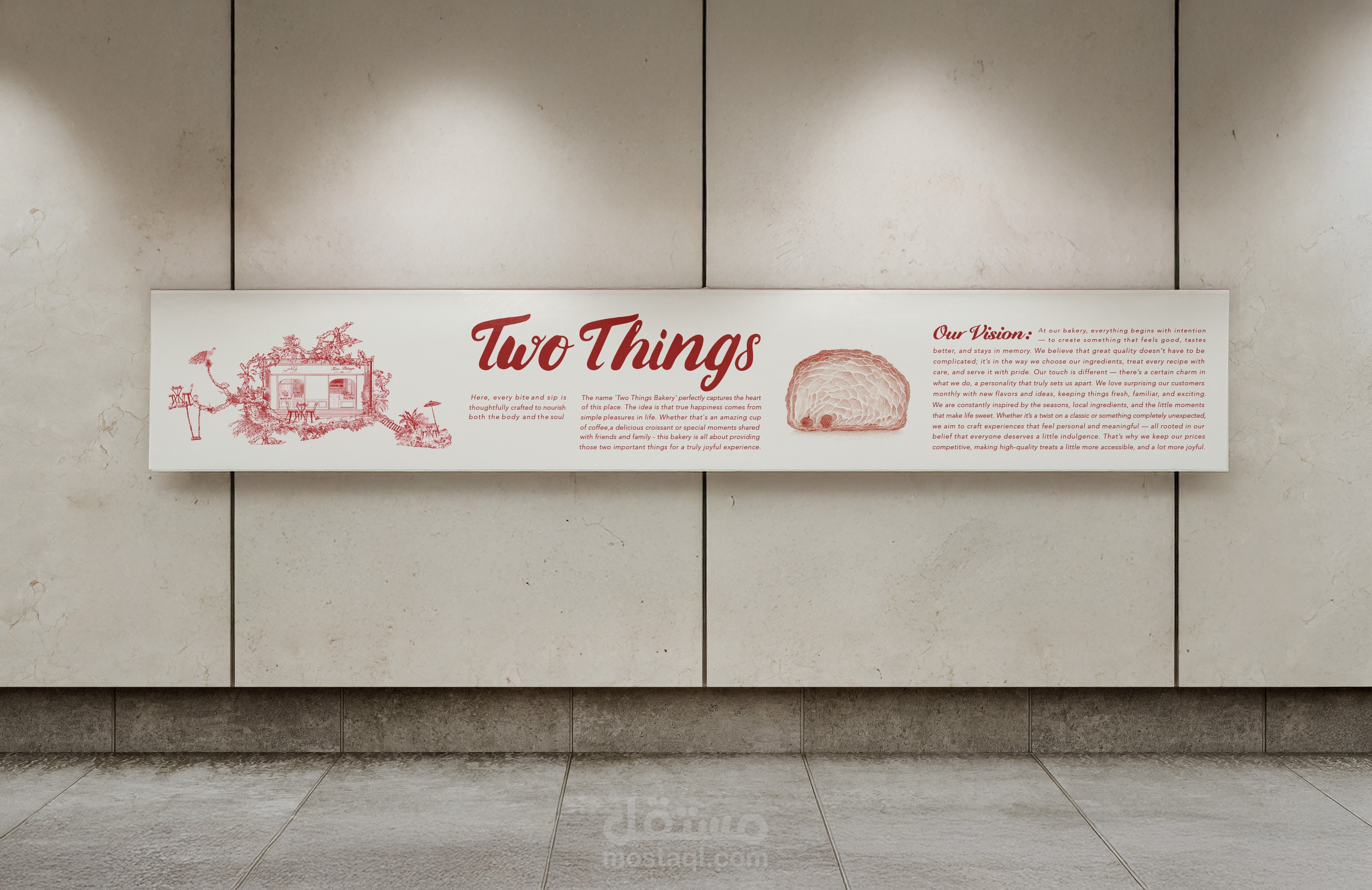 تصاميم متنوعة  - 2Things Bakery / Riyadh