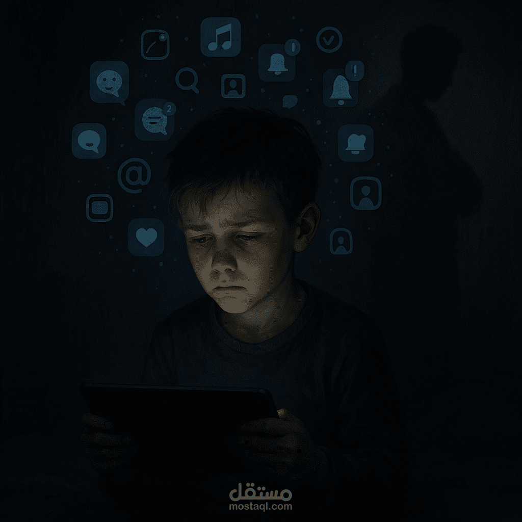 دراسة مبسطة حول تأثير التكنولوجيا الحديثة على الصحة النفسية للأطفال والفئات الضعيفة