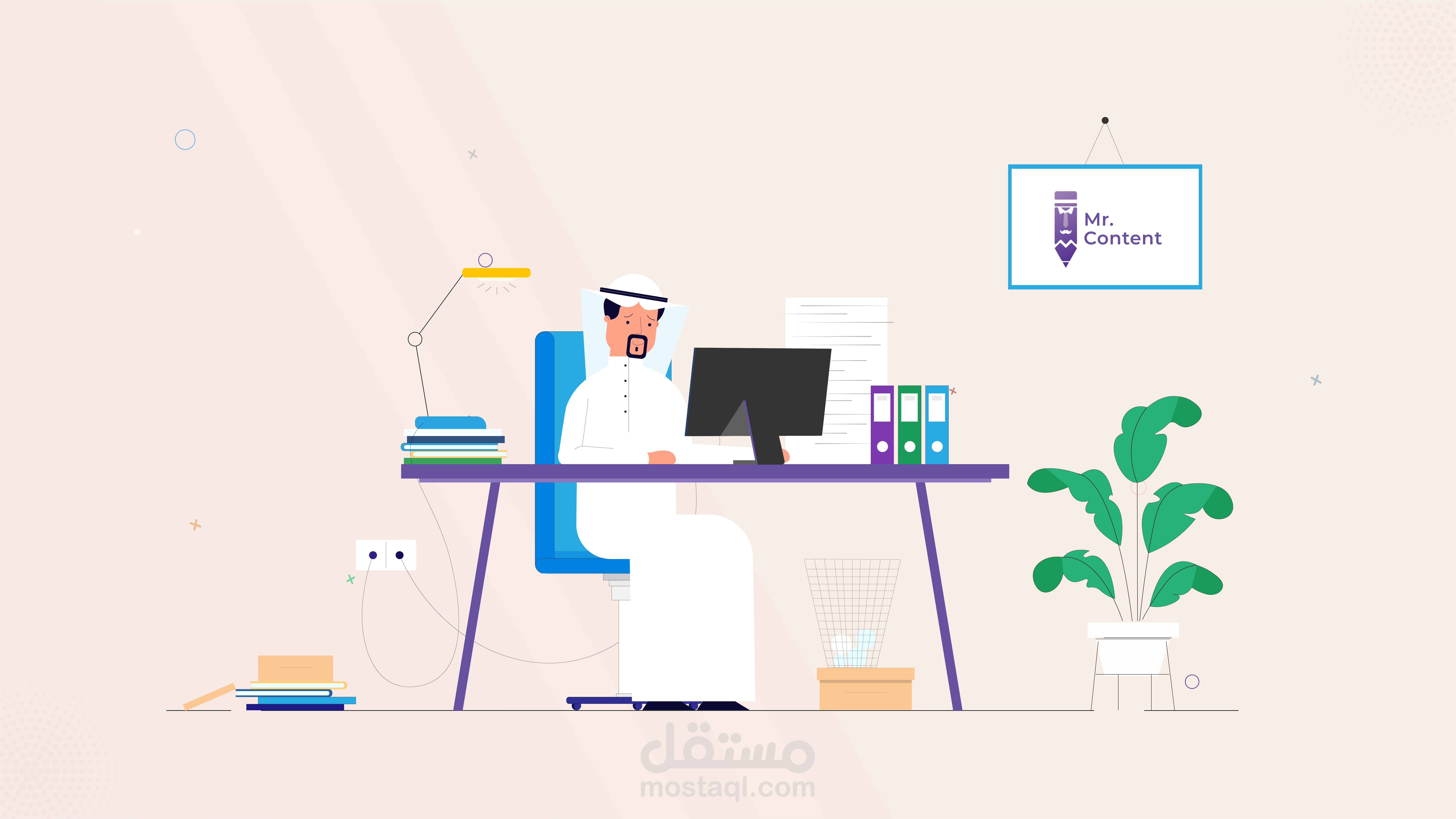 رسم Storyboard لفيديو موشن جرافيك – شركة مستر كونتنت للتسويق الرقمي