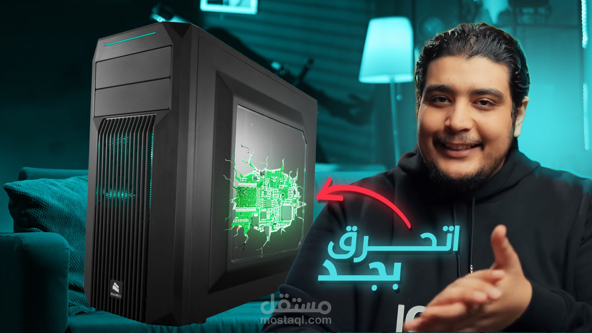 تصميم صور مصغّرة (Thumbnails) احترافية لليوتيوب والسوشيال ميديا