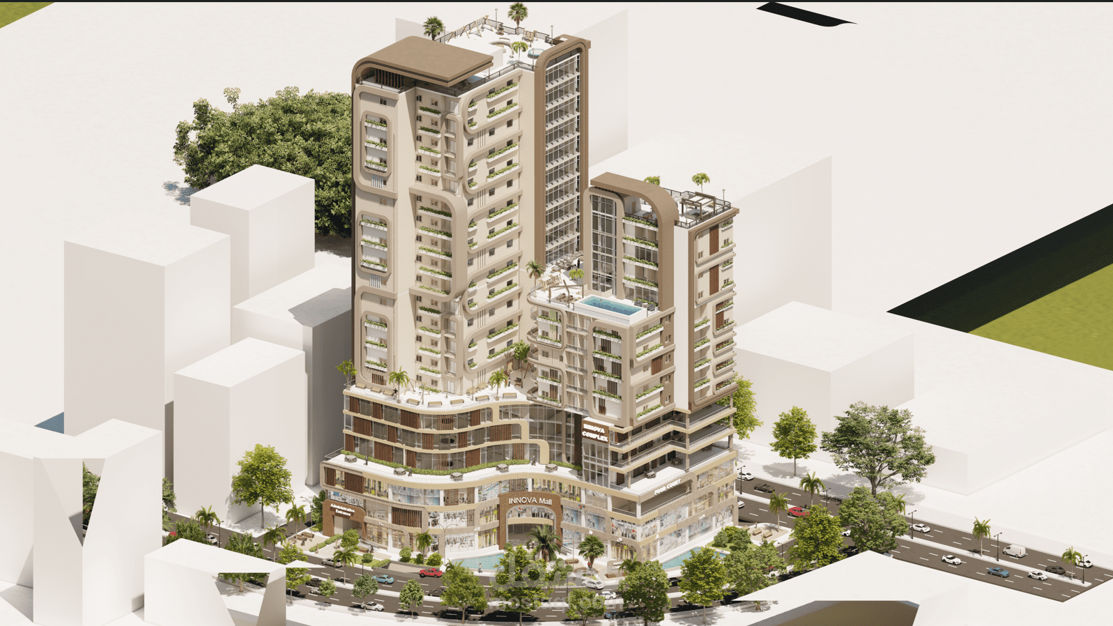 Mixed Use Building (Commercial - Administrative - Residential) in New Administrative Capital