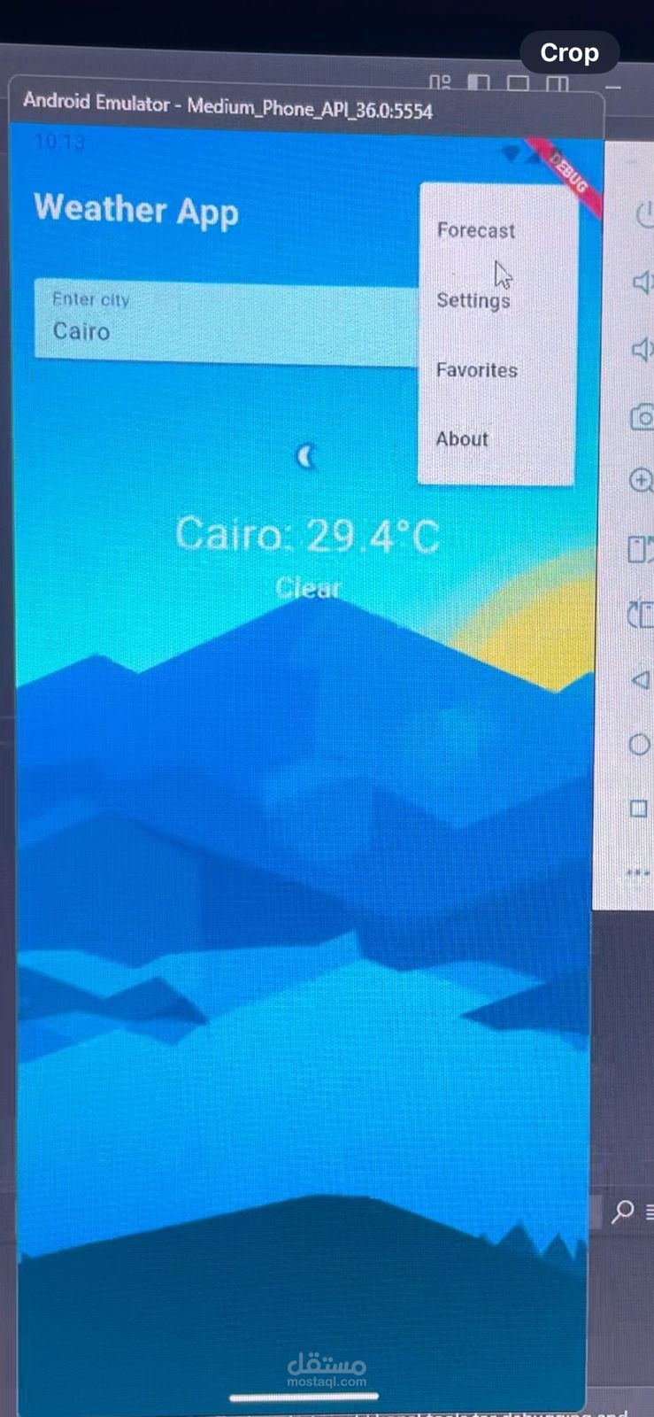 weather app