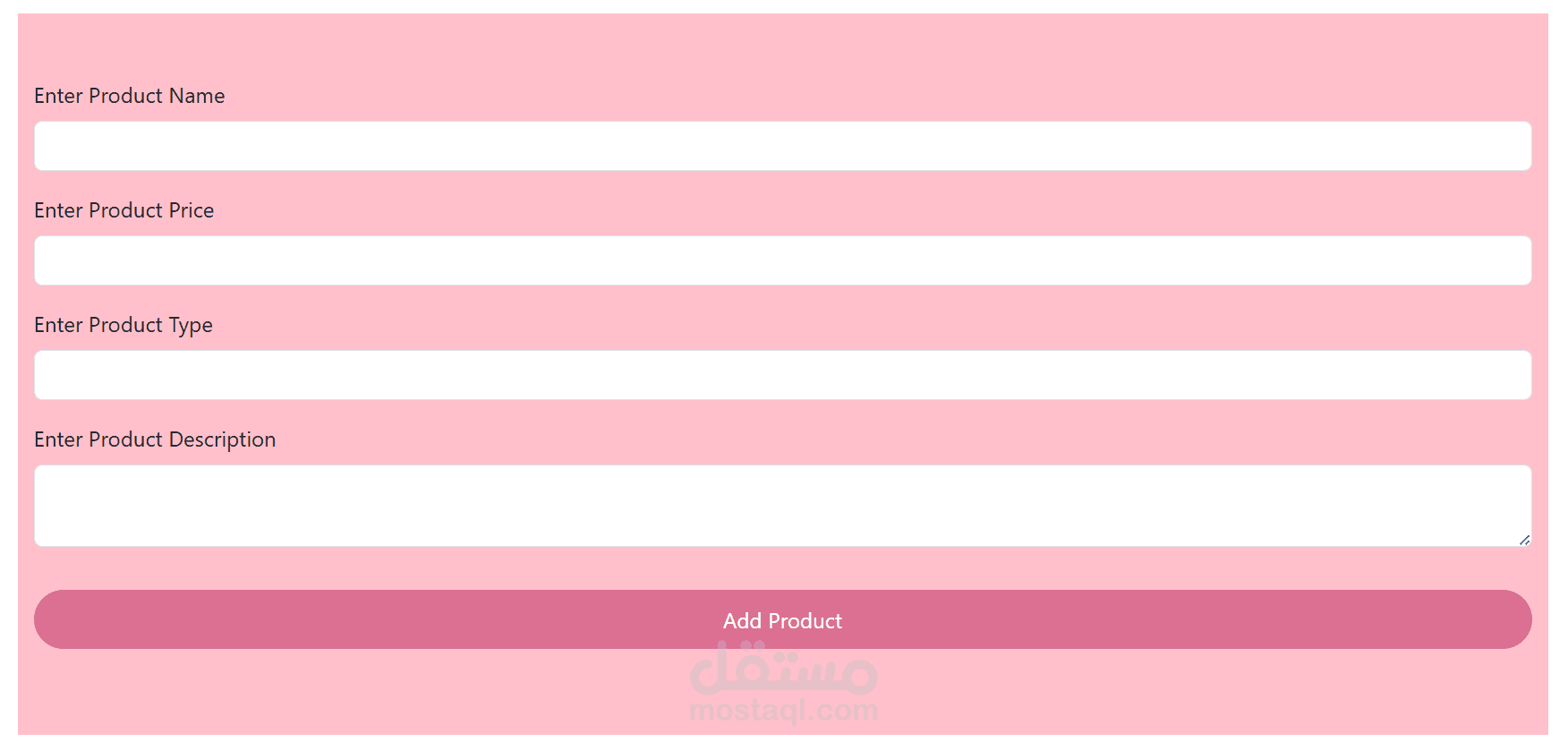 CRUD website